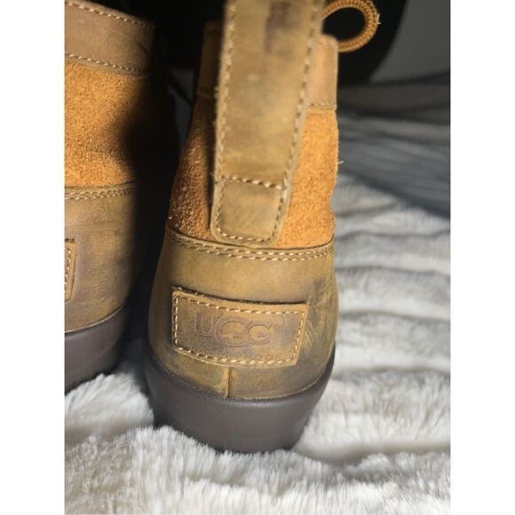 Ugg Greda brown duck boots waterproof lined rain snow 9.5 - Picture 9 of 11